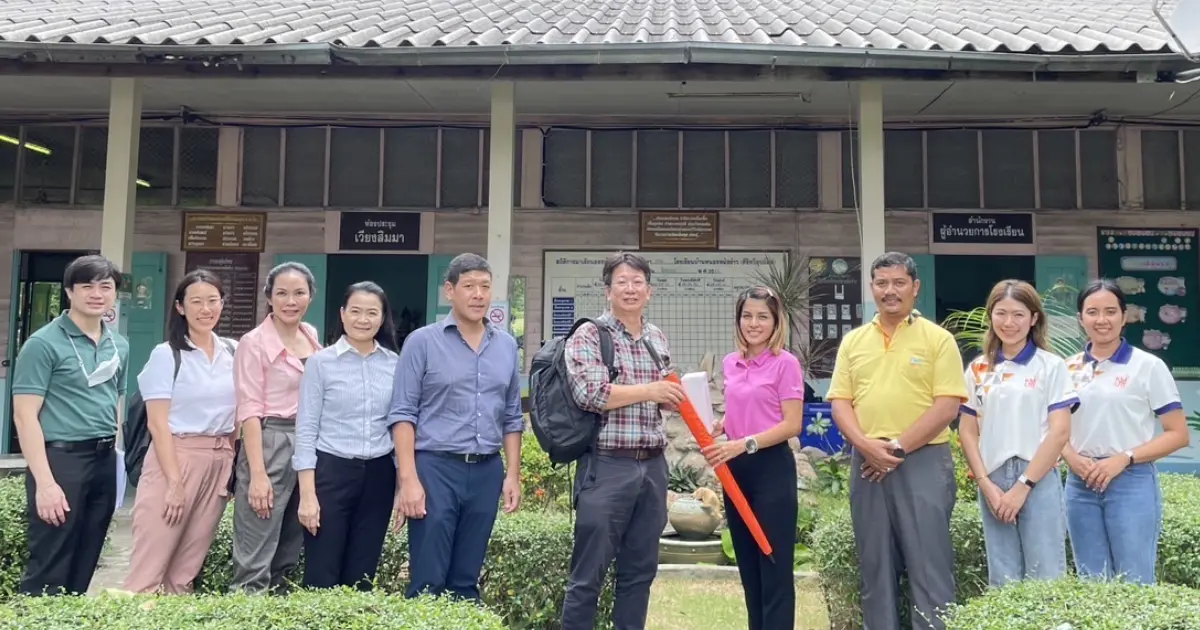 STECO ร่วมกับ จัดทำโครงสร้างพื้นฐาน สาธารณูปโภคของโรงเรียนและการเข้าถึงโรงเรียน